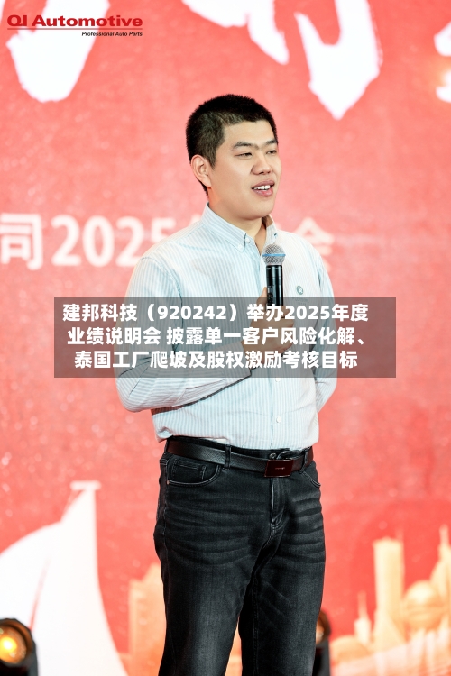 建邦科技（920242）举办2025年度业绩说明会 披露单一客户风险化解	、泰国工厂爬坡及股权激励考核目标-第3张图片