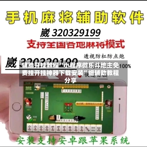 辅助开挂教程“小程序微乐斗地主免费挂开挂神器下载安装”细辅助教程分享-第3张图片