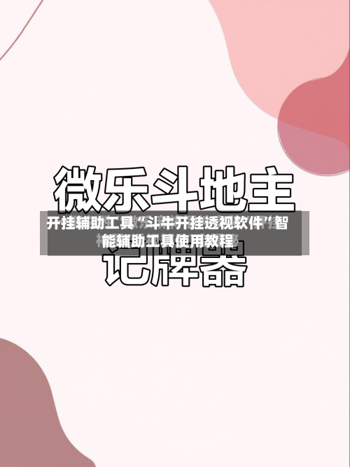 开挂辅助工具“斗牛开挂透视软件	”智能辅助工具使用教程-第1张图片