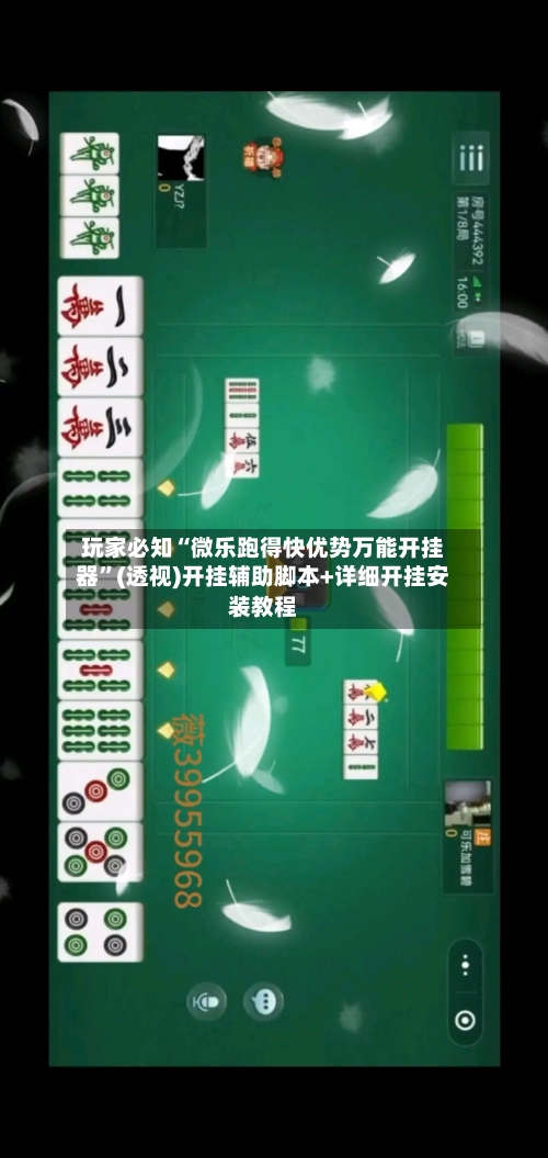 玩家必知“微乐跑得快优势万能开挂器	”(透视)开挂辅助脚本+详细开挂安装教程-第2张图片
