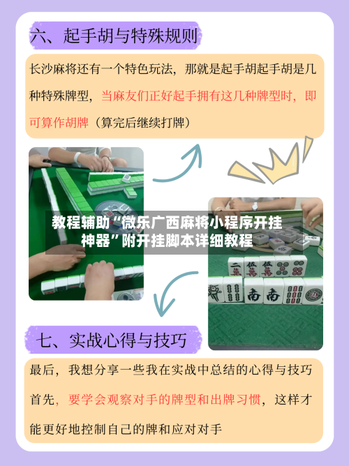 教程辅助“微乐广西麻将小程序开挂神器	”附开挂脚本详细教程-第3张图片