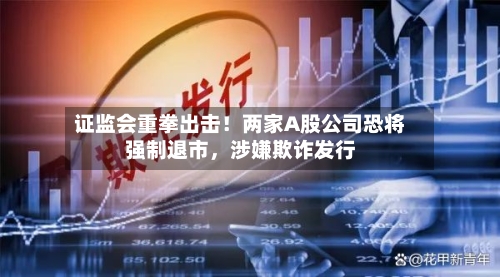 证监会重拳出击！两家A股公司恐将强制退市，涉嫌欺诈发行-第2张图片