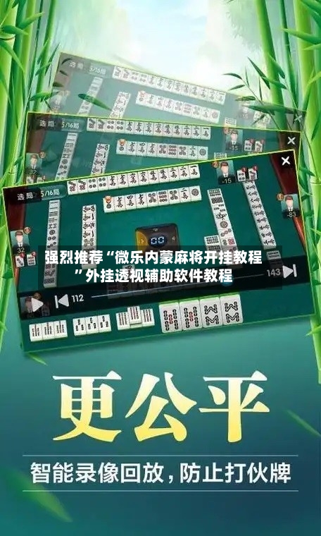 强烈推荐“微乐内蒙麻将开挂教程”外挂透视辅助软件教程-第3张图片