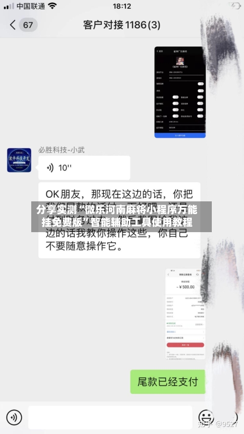 分享实测“微乐河南麻将小程序万能挂免费版”智能辅助工具使用教程-第3张图片