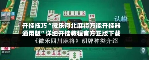 开挂技巧“微乐河北麻将万能开挂器通用版”详细开挂教程官方正版下载-第3张图片