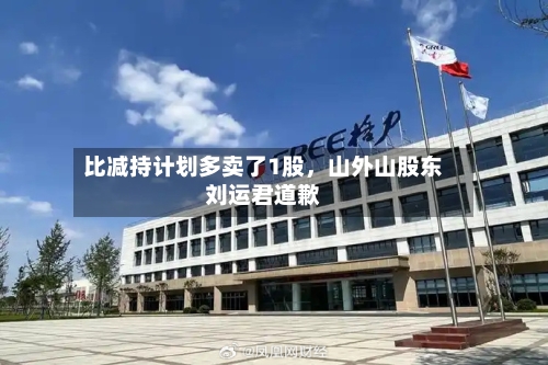 比减持计划多卖了1股，山外山股东刘运君道歉-第2张图片