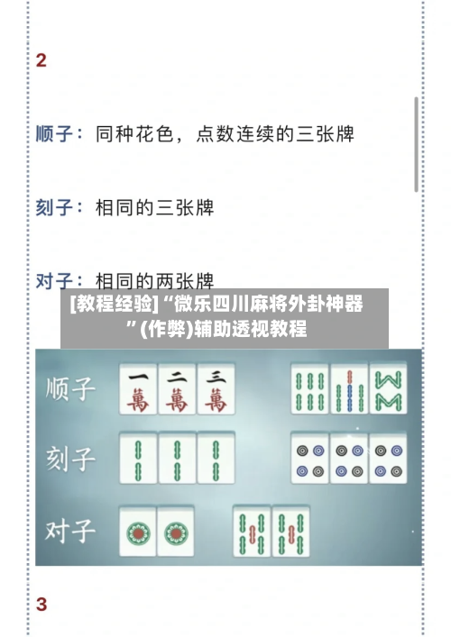 [教程经验]“微乐四川麻将外卦神器”(作弊)辅助透视教程-第3张图片