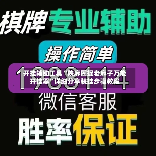 开挂辅助工具“陕麻圈捉老麻子万能开挂器	”详细分享装挂步骤教程-第1张图片
