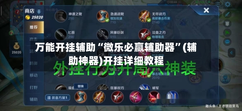 万能开挂辅助“微乐必赢辅助器”(辅助神器)开挂详细教程-第3张图片