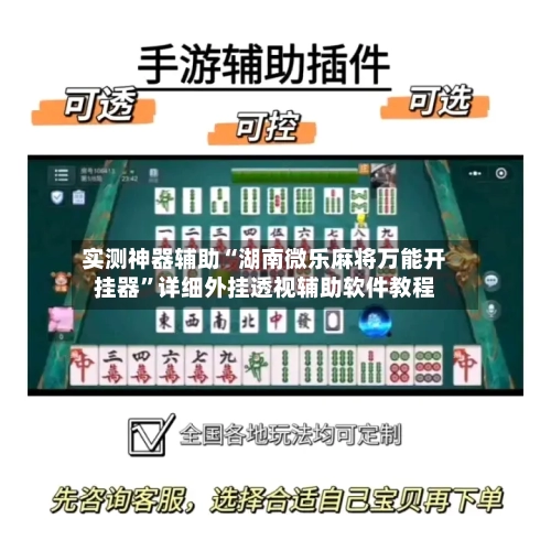 实测神器辅助“湖南微乐麻将万能开挂器”详细外挂透视辅助软件教程-第3张图片