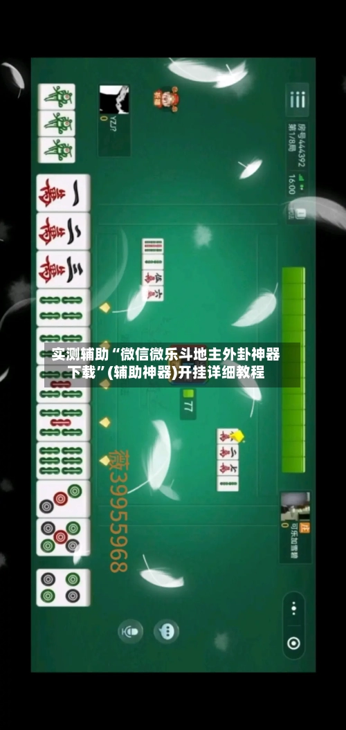 实测辅助“微信微乐斗地主外卦神器下载”(辅助神器)开挂详细教程-第1张图片