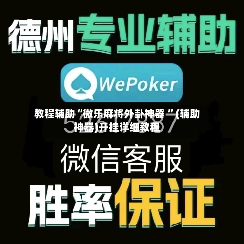 教程辅助“微乐麻将外卦神器 ”(辅助神器)开挂详细教程-第2张图片