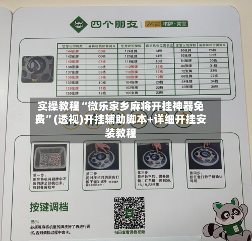 实操教程“微乐家乡麻将开挂神器免费	”(透视)开挂辅助脚本+详细开挂安装教程-第1张图片