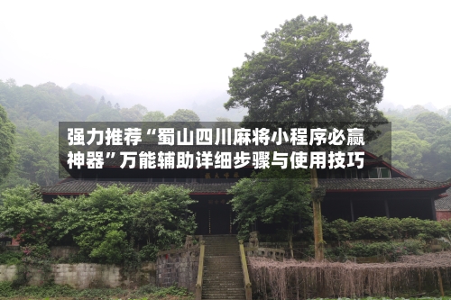 强力推荐“蜀山四川麻将小程序必赢神器”万能辅助详细步骤与使用技巧-第3张图片