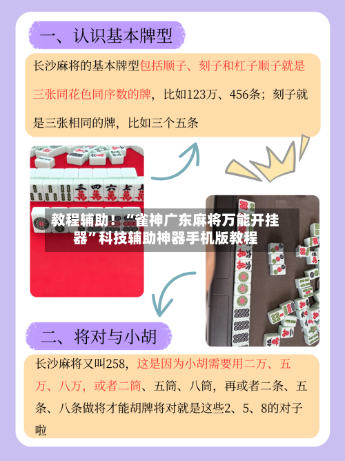 教程辅助！“雀神广东麻将万能开挂器	”科技辅助神器手机版教程-第2张图片