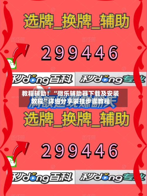 教程辅助！“微乐辅助器下载及安装教程”详细分享装挂步骤教程-第2张图片