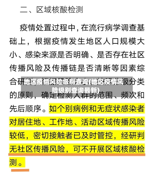 地区疫情风险级别查询(地区疫情风险级别查询最新)-第3张图片
