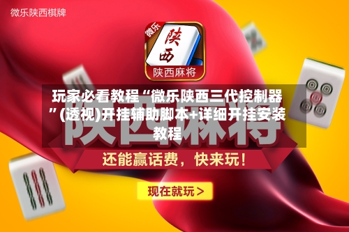 玩家必看教程“微乐陕西三代控制器”(透视)开挂辅助脚本+详细开挂安装教程-第3张图片