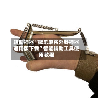 辅助神器“微乐麻将外卦神器通用版下载”智能辅助工具使用教程-第2张图片
