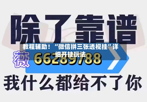 教程辅助！“微信拼三张透视挂”详细开挂玩法-第1张图片