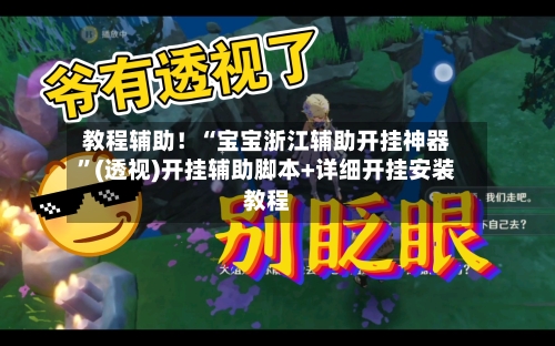 教程辅助！“宝宝浙江辅助开挂神器”(透视)开挂辅助脚本+详细开挂安装教程-第2张图片