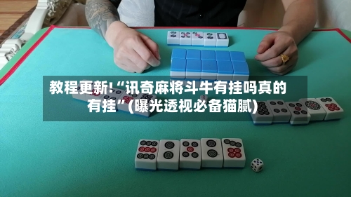 教程更新!“讯奇麻将斗牛有挂吗真的有挂”(曝光透视必备猫腻)-第2张图片