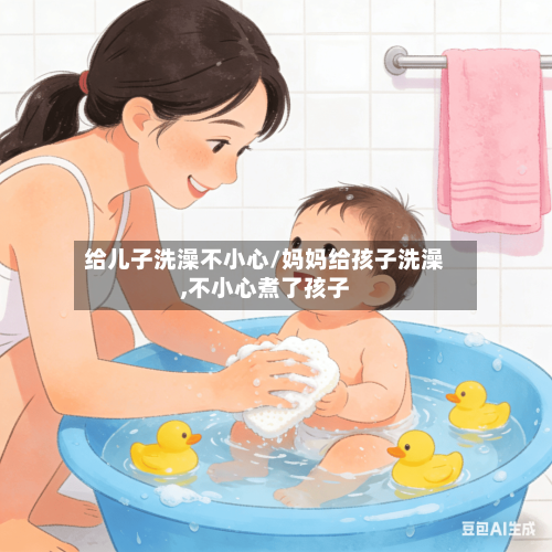 给儿子洗澡不小心/妈妈给孩子洗澡,不小心煮了孩子-第1张图片
