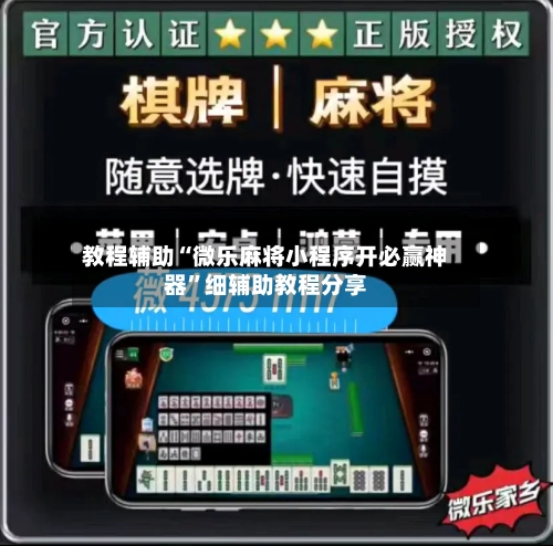 教程辅助“微乐麻将小程序开必赢神器	”细辅助教程分享-第2张图片