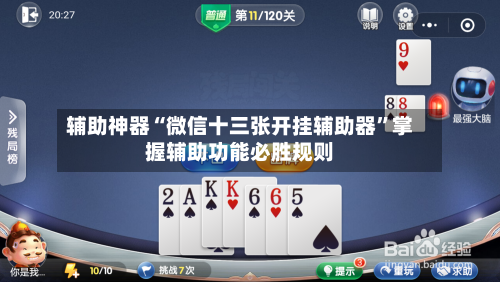 辅助神器“微信十三张开挂辅助器	”掌握辅助功能必胜规则-第1张图片