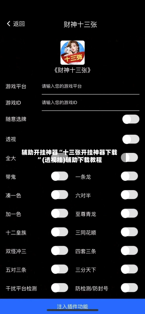 辅助开挂神器“十三张开挂神器下载	”(透视挂)辅助下载教程-第1张图片