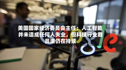 美国国家经济委员会主任：人工智能并未造成任何人失业	，但科技行业裁员潮仍在持续-第2张图片