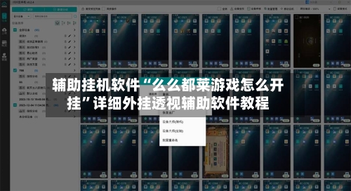 辅助挂机软件“么么都莱游戏怎么开挂”详细外挂透视辅助软件教程-第2张图片
