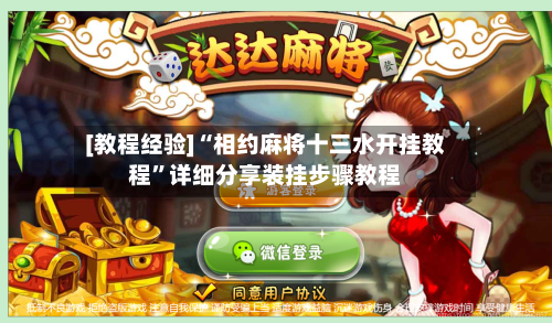 [教程经验]“相约麻将十三水开挂教程”详细分享装挂步骤教程-第2张图片
