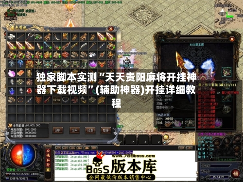 独家脚本实测“天天贵阳麻将开挂神器下载视频”(辅助神器)开挂详细教程-第2张图片