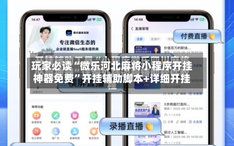 玩家必读“微乐河北麻将小程序开挂神器免费”开挂辅助脚本+详细开挂-第1张图片