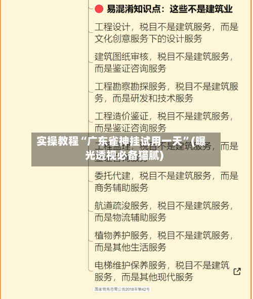 实操教程“广东雀神挂试用一天”(曝光透视必备猫腻)-第2张图片
