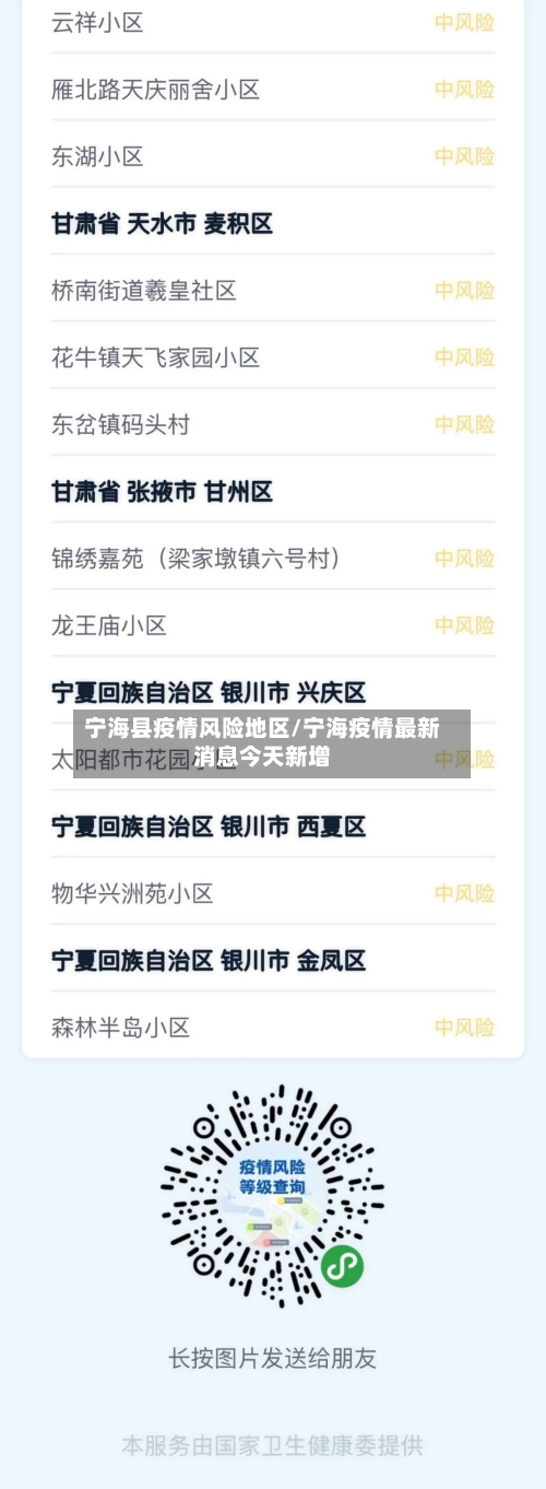 宁海县疫情风险地区/宁海疫情最新消息今天新增-第2张图片