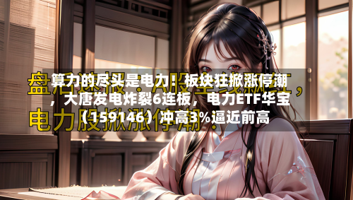 算力的尽头是电力！板块狂掀涨停潮	，大唐发电炸裂6连板，电力ETF华宝（159146）冲高3%逼近前高-第3张图片