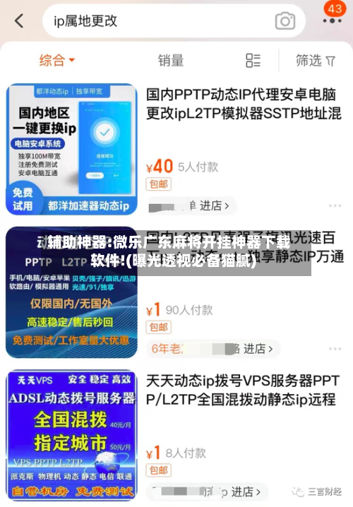 辅助神器:微乐广东麻将开挂神器下载软件!(曝光透视必备猫腻)-第2张图片
