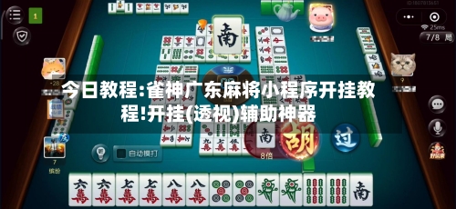 今日教程:雀神广东麻将小程序开挂教程!开挂(透视)辅助神器-第1张图片