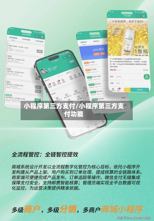 小程序第三方支付/小程序第三方支付功能-第1张图片