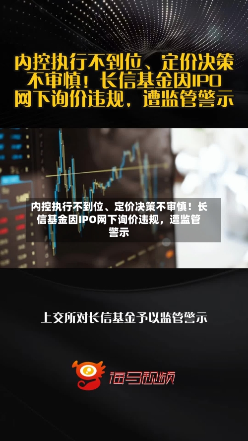 内控执行不到位	、定价决策不审慎！长信基金因IPO网下询价违规	，遭监管警示-第2张图片