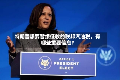 特朗普想要暂缓征收的联邦汽油税	，有哪些重要信息？-第2张图片