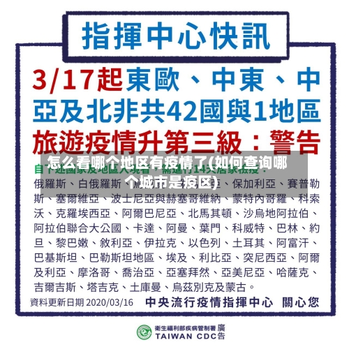 怎么看哪个地区有疫情了(如何查询哪个城市是疫区)-第3张图片
