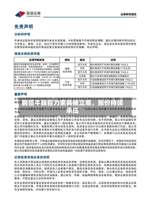 翻倍牛股巨力索具被立案，股价持续承压-第1张图片