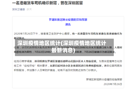 深圳疫情地区统计(深圳疫情地区统计最新消息)-第1张图片
