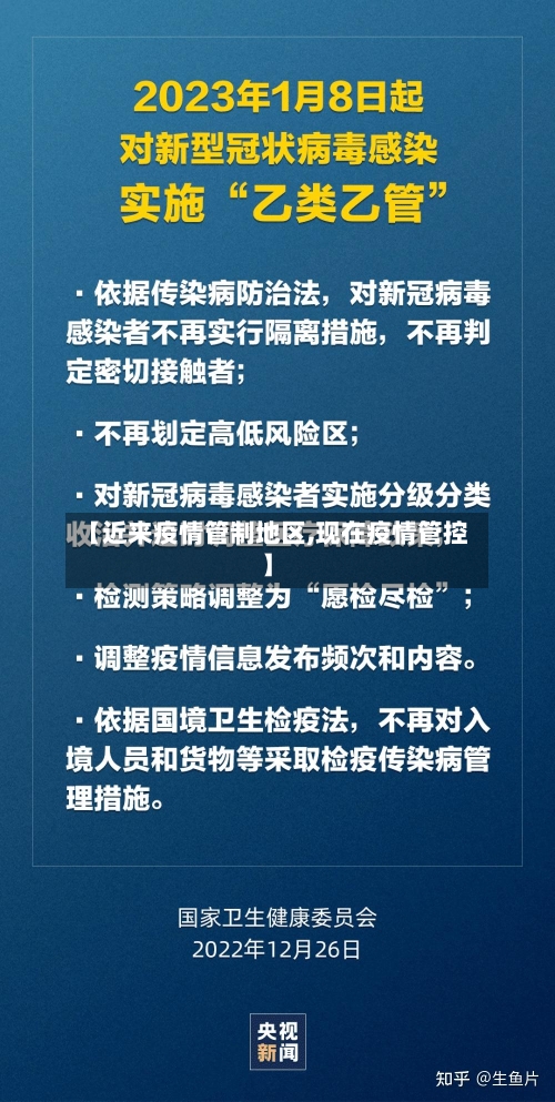 【近来疫情管制地区,现在疫情管控】-第1张图片