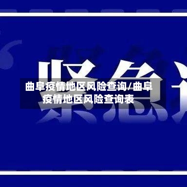 曲阜疫情地区风险查询/曲阜疫情地区风险查询表-第1张图片