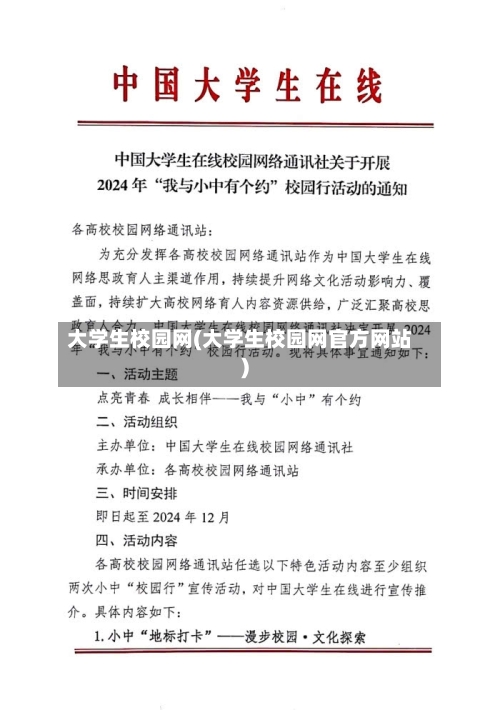 大学生校园网(大学生校园网官方网站)-第1张图片