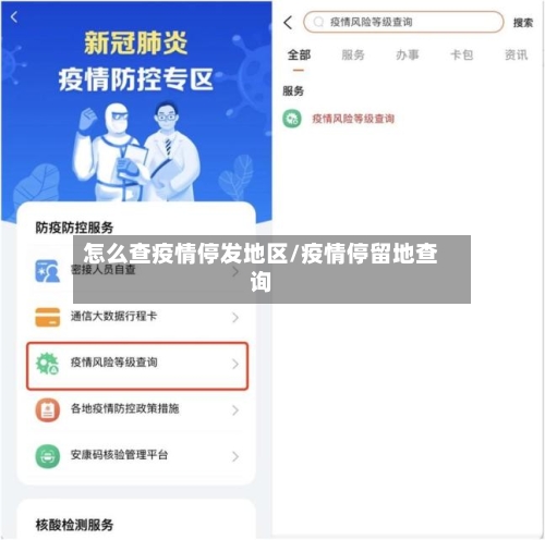 怎么查疫情停发地区/疫情停留地查询-第1张图片
